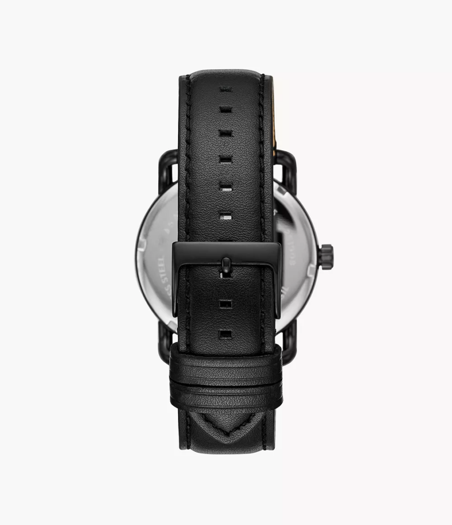 Copeland 42-mm Three-Hand Black Leather Watch (2024)